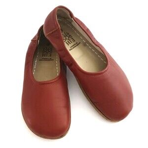 Earthing Harmony Grounding Handcrafted Wide Toe Box Leather Ballet Flat 42 US 11